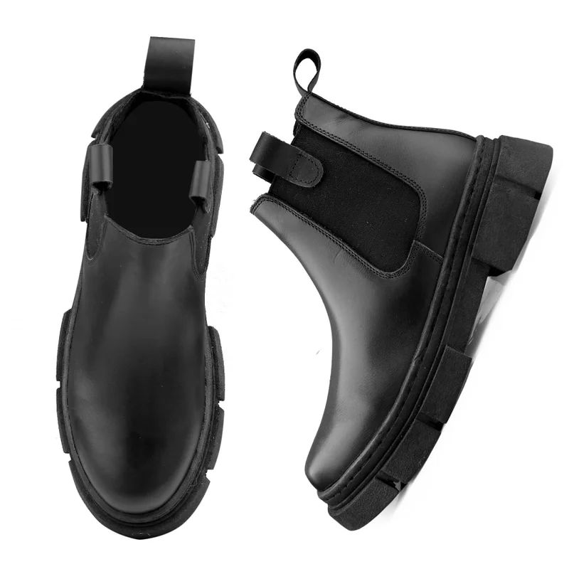 Bacca Bucci Maverick Fashion Chelsea Boots with Lug Sole